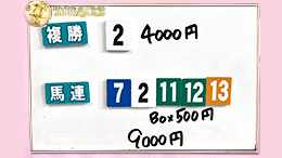 みんなのKEIBA みんなの夢馬券 細江純子 馬券画像