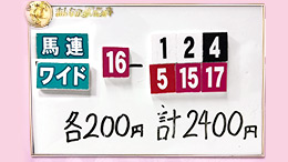 みんなのKEIBA みんなの夢馬券 井崎脩五郎 馬券画像