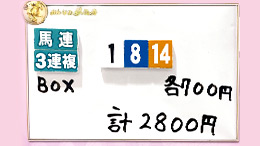 みんなのKEIBA みんなの夢馬券 井崎脩五郎 馬券画像