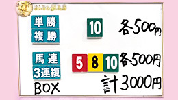 みんなのKEIBA みんなの夢馬券 井崎脩五郎 馬券画像