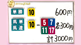 みんなのKEIBA みんなの夢馬券 井崎脩五郎 馬券画像