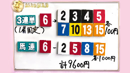 みんなのKEIBA みんなの夢馬券 細江純子 馬券画像