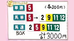 みんなのKEIBA みんなの夢馬券 井崎脩五郎 馬券画像