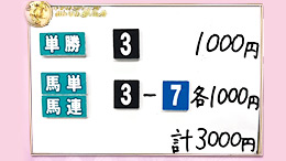 みんなのKEIBA みんなの夢馬券 井崎脩五郎 馬券画像