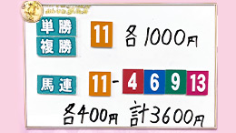 みんなのKEIBA みんなの夢馬券 井崎脩五郎 馬券画像