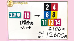 みんなのKEIBA みんなの夢馬券 田中道子 馬券画像