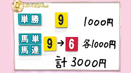 みんなのKEIBA みんなの夢馬券 井崎脩五郎 馬券画像