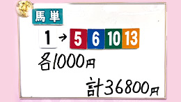 みんなのKEIBA みんなの夢馬券 山本昌 馬券画像