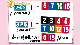 みんなのKEIBA みんなの夢馬券 細江純子 馬券画像