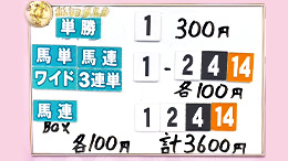 みんなのKEIBA みんなの夢馬券 井崎脩五郎 馬券画像