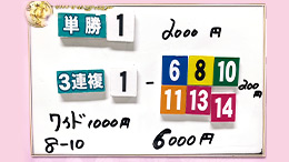 みんなのKEIBA みんなの夢馬券 細江純子 馬券画像