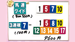 みんなのKEIBA みんなの夢馬券 細江純子 馬券画像