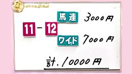 みんなのKEIBA みんなの夢馬券 細江純子 馬券画像
