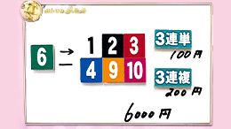みんなのKEIBA みんなの夢馬券 細江純子 馬券画像