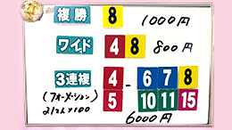 みんなのKEIBA みんなの夢馬券 細江純子 馬券画像