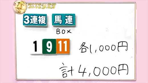 みんなのKEIBA みんなの夢馬券 井崎脩五郎 馬券画像