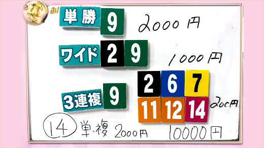 みんなのKEIBA みんなの夢馬券 細江純子 馬券画像