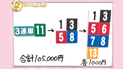 みんなのKEIBA みんなの夢馬券 佐々木主浩 馬券画像