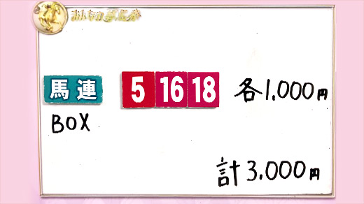 みんなのKEIBA みんなの夢馬券 井崎脩五郎 馬券画像