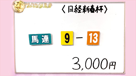 みんなのKEIBA みんなの夢馬券 井崎脩五郎 馬券画像