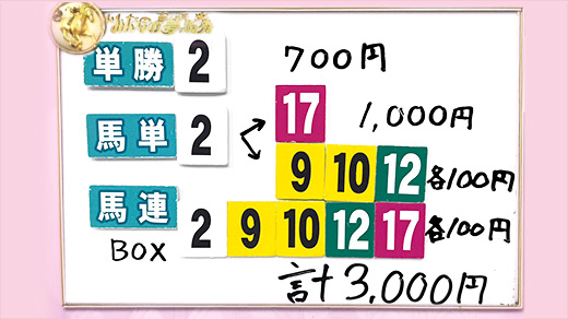 みんなのKEIBA みんなの夢馬券 井崎脩五郎 馬券画像