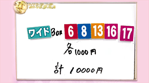 みんなのKEIBA みんなの夢馬券 細江純子 馬券画像