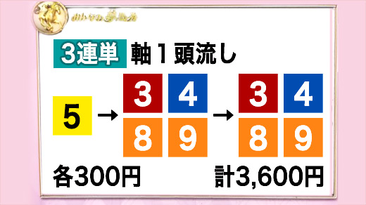 みんなのKEIBA みんなの夢馬券 田島直弥 馬券画像