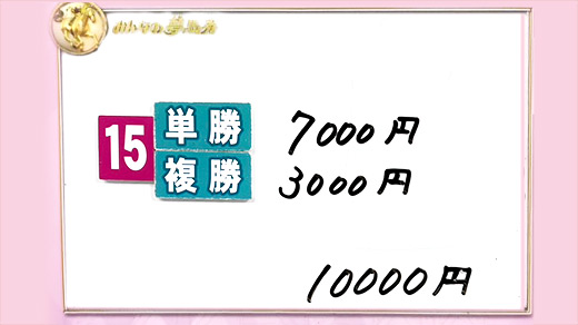 みんなのKEIBA みんなの夢馬券 細江純子 馬券画像