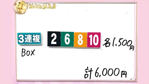 みんなのKEIBA みんなの夢馬券 ゆうちゃみ 馬券画像