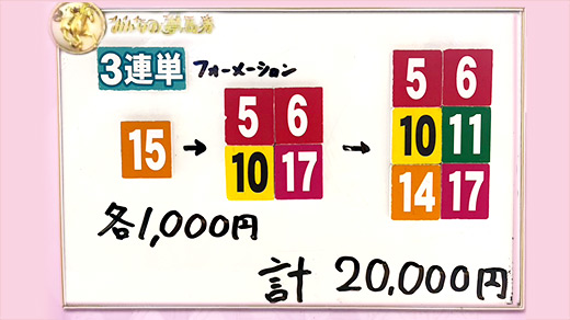 みんなのKEIBA みんなの夢馬券 カンニング竹山 馬券画像