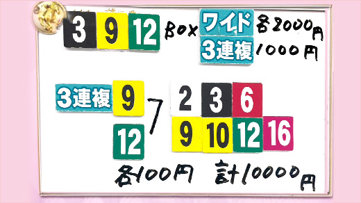 みんなのKEIBA みんなの夢馬券 細江純子 馬券画像