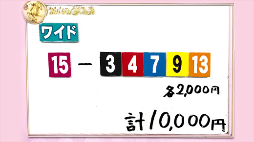 みんなのKEIBA みんなの夢馬券 DAIGO 馬券画像