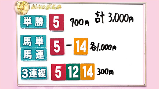みんなのKEIBA みんなの夢馬券 井崎脩五郎 馬券画像