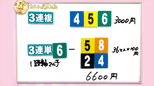 みんなのKEIBA みんなの夢馬券 細江純子 馬券画像