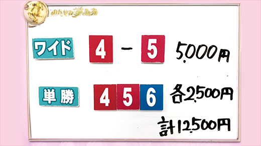 みんなのKEIBA みんなの夢馬券 ゆうちゃみ 馬券画像