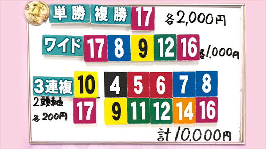 みんなのKEIBA みんなの夢馬券 横山ルリカ 馬券画像