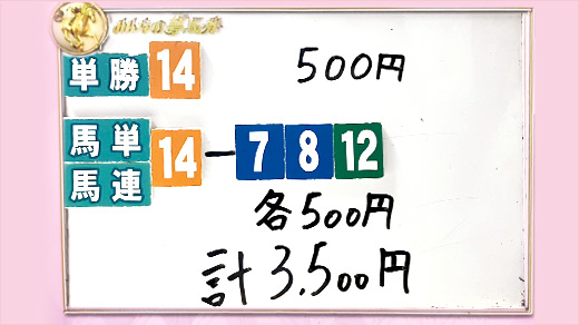みんなのKEIBA みんなの夢馬券 井崎脩五郎 馬券画像