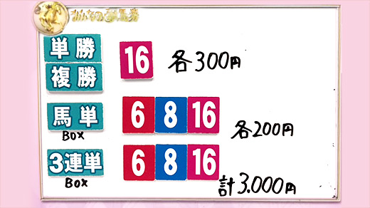 みんなのKEIBA みんなの夢馬券 井崎脩五郎 馬券画像