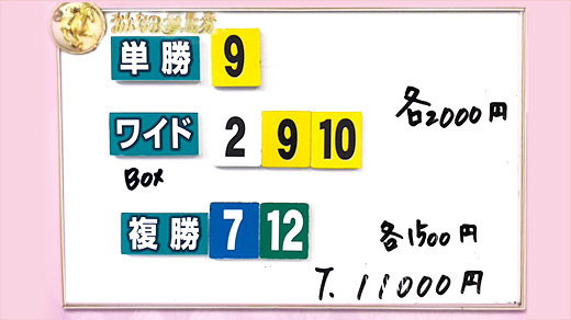 みんなのKEIBA みんなの夢馬券 細江純子 馬券画像