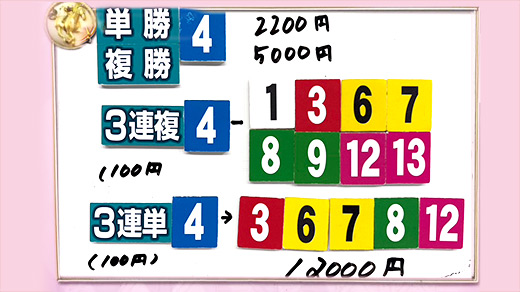 みんなのKEIBA みんなの夢馬券 細江純子 馬券画像