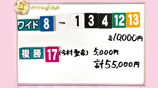 みんなのKEIBA みんなの夢馬券 和田アキ子 馬券画像