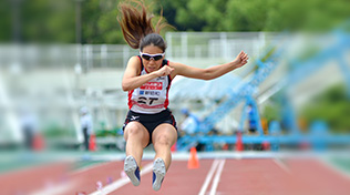 高田千明選手（陸上）