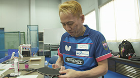 吉田信一選手(卓球)