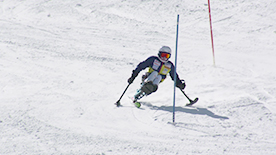 村岡桃佳選手（チェアスキー）