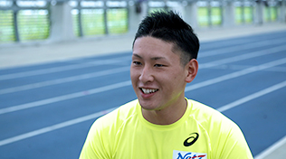 井谷俊介選手（陸上100m）