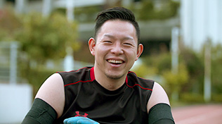 若山英史選手(ウィルチェアーラグビー)