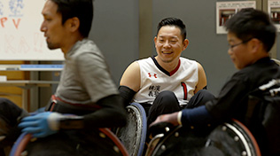 若山英史選手(ウィルチェアーラグビー)