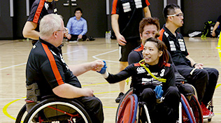 倉橋香衣選手（ウィルチェアーラグビー）