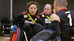 倉橋香衣選手(ウィルチェアーラグビー)