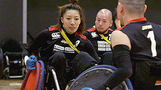 倉橋香衣選手（ウィルチェアーラグビー）